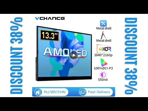 фото 4k oled 13.3 550nit монитор портативный 0