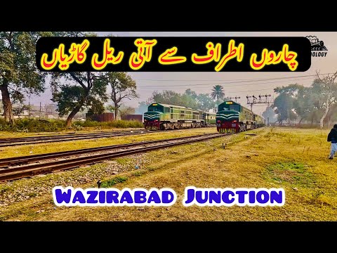 Zero Visibility Railfanning | Heavy Fog Disrupts Trains at Wazirabad Junction|One Unique Action|