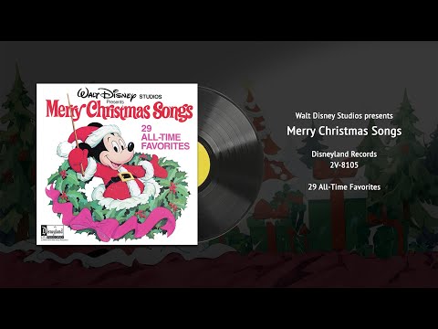 Walt Disney's Merry Christmas Songs (2V-8105) | Vintage Disney Vinyl Restored