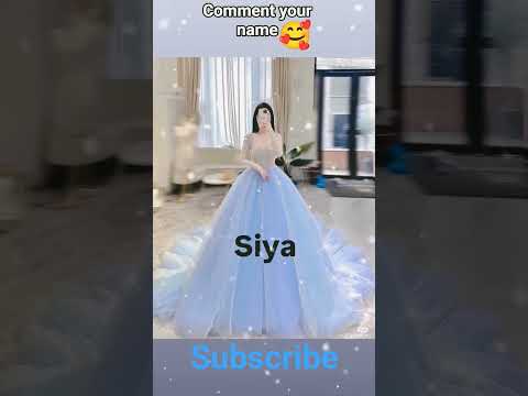 Comment your name and choose your dream gown 🥰🤩