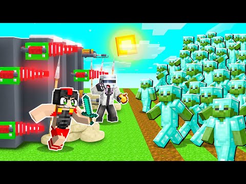 SAFE BUNKER vs ZOMBIE APOCALYPSE in Minecraft!  😱😰 THE COMPAS ROLEPLAY