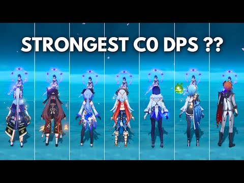 7 STRONGEST C0 Nuke DPS !! To Nuke Raiden Shogun BOSS [ Genshin Impact ]