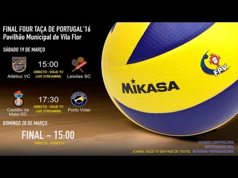 Castêlo da Maia GC vs Porto Vólei - 2ª Meia final da Taça de Portugal