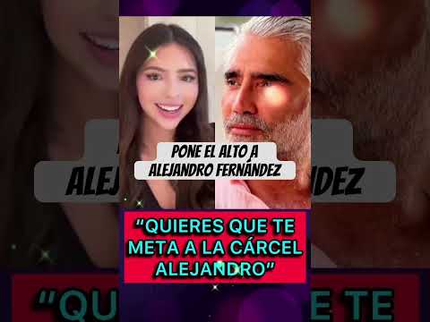 🟣ÁNGELA AGUILAR LE PONE EL ALTO A ALEJANDRO FERNÁNDEZ #shorts