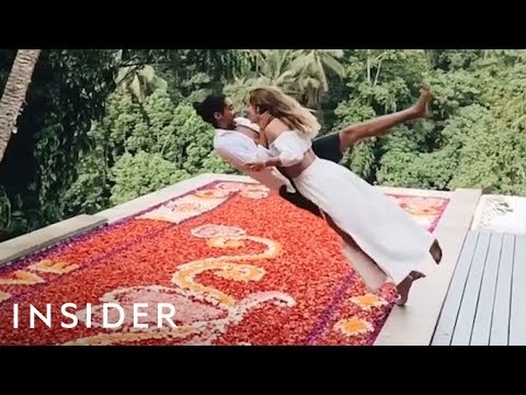 Villa In Bali Has The Most Lavish Flower Pool