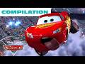 Lightning McQueen's Greatest Moments Compilation! 🏎️💨 | Pixar Cars | Disney Jr.