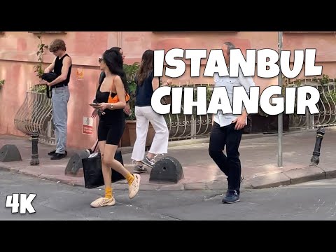[4K] 🦊 Caminhada em Istambul 2022 Cihangir Beyoglu: passeio a pé