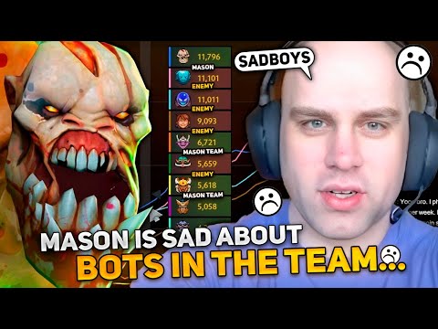 MASON is SAD ABOUT BOTS in THE TEAM... | MASAO TRYING to WIN LIFESTEALER...