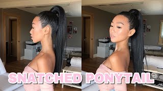 TRYING THE ARIANA GRANDE HIGH PONYTAIL