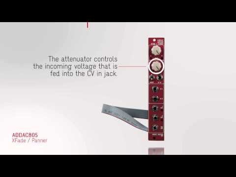 ADDAC805 VC XFade / Panner - Part 1