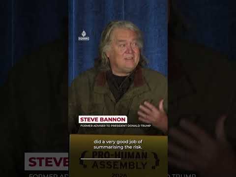 US political rivals Sanders and Bannon unite on AI warning | AJ #shorts