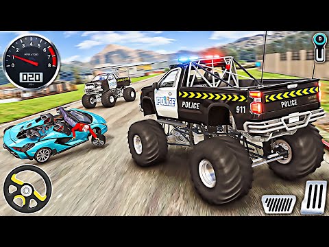 Police Monster Truck Demolition Derby 3D - Crazy Cop Car Driving Crash | Android Gameplay | Part 4
