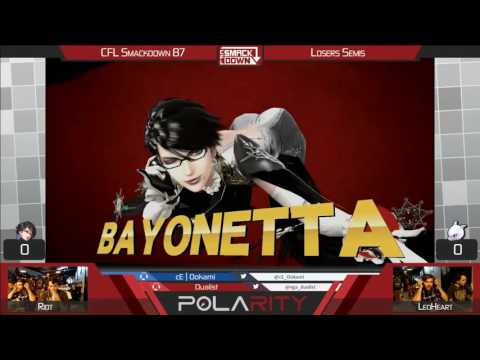 CFL Smackdown 88 WiiU - LeoHeart (Mewtwo) vs Riot (Bayonetta) - Losers Semis