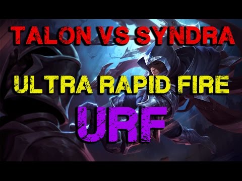 Talon vs Syndra URF - Highlights - League Of Legends