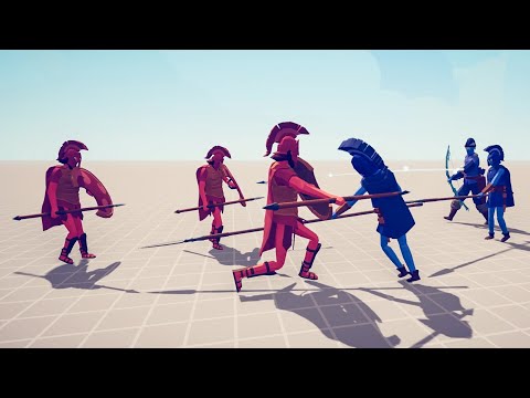 Ancient Team vs Viking Team - Totally Accurate Battle Simulator TABS