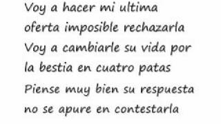 El Komander y Los Buchones de Culiacan -Trato de Muerte 2011 estudio (letra)