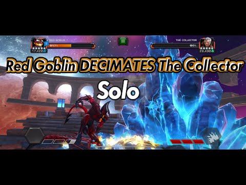 Red Goblin DECIMATES The Collector. 60 second Solo.