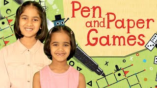 Pen and Paper Games | 5 Easy Pen and Paper Games You Can Play