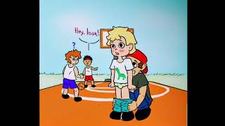 Boy prank pants down( comic )