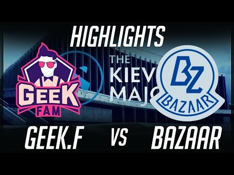 Geek Fam vs Bazaar Kiev Major 2017 SEA Highlights Dota 2