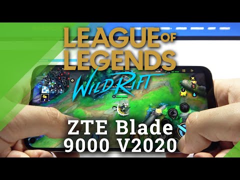 ZTE Blade 9000 V2020 - Example League of Legends : Wild Rift Gameplay | Check Settings & Gaming