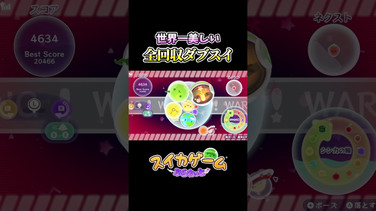 「全回収ダブルスイカ」達成の瞬間！！