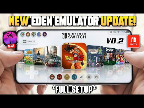 🚀 Best Nintendo Switch Emulator For Android! | New Eden v0.2 RC1 Setup, Settings & Performance Test