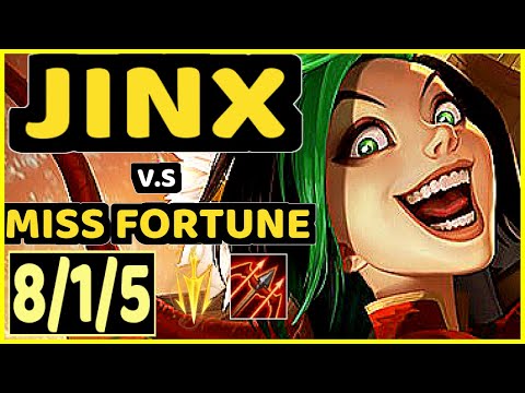 VIPER (JINX) vs MISS FORTUNE - 8/1/5 KDA BOTTOM ADC CHALLENGER GAMEPLAY - KR