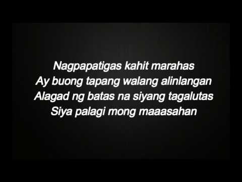 Gloc-9 Ft. Ebe Dancel - Ako ay probinsyano Lyrics HD