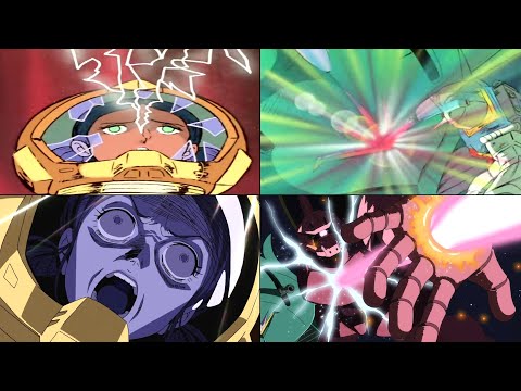 Lalah & Char Death (Gundam 1979 VS GQuuuuuuX Comparison)[Amuro SD ガンダム アムロレイ シャア・アズナブル ララァ・スン 死亡 比較]