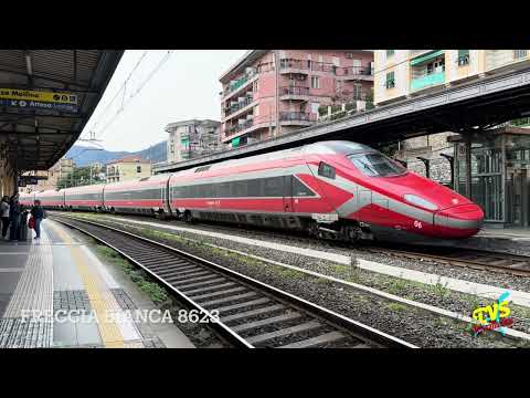 Rapallo - FRECCIABIANCA 8623 espletato con ETR600 FRECCIAROSSA