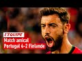 Euro 2024 - Un doublé de Bruno Fernandes et le Portugal bat la Finlande en amical (4-2)
