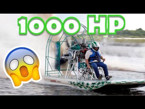 1000hp Airboat 😵 watch till the end !
