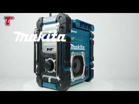 Makita Darbo vietos radijas DMR112 DAB+, Bluetooth  video