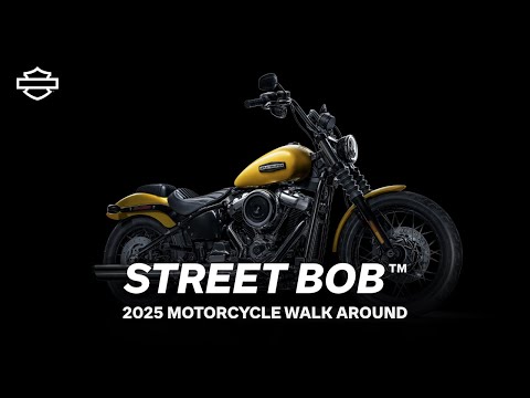 2025 Harley-Davidson Street Bob™ Centerline Yellow Laced Wheels *MY24 RUNOUT WAS $28530 NOW $25990!*