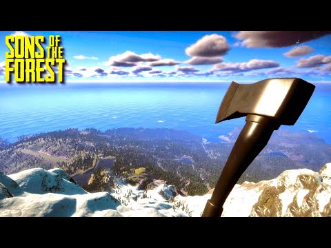 Waterfall Base Wilderness Survival | Sons Of The Forest MP | Part 8