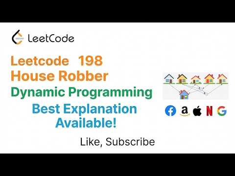 Leetcode 198 House Robber Google Coding Interview Question Java Solution By Dynamic Programming