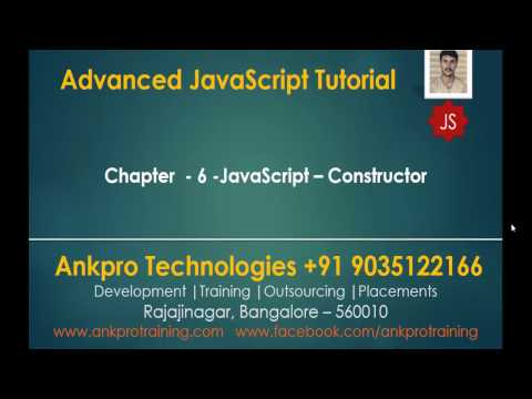 Advanced JavaScript Chapter 6 JavaScript Constructor