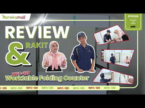 Stand Lipat Gerobak Stainless Kebutuhan Dapur Event Booth Portable Pameran | Mutu WFC-120 on Youtube