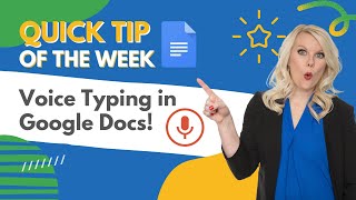 How to Voice Type in Google Docs (Speech-to-Text Dictation)