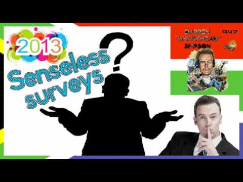 Whackhead Simpson - The 2013 Senseless Surveys