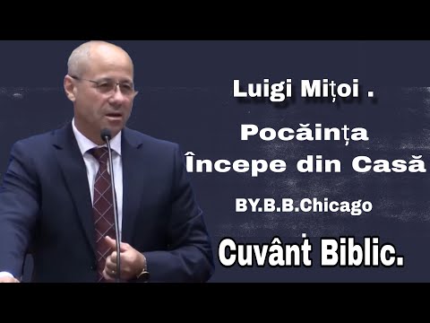 LUIGI MIȚOI | REPENTANCE STARTS AT HOME!