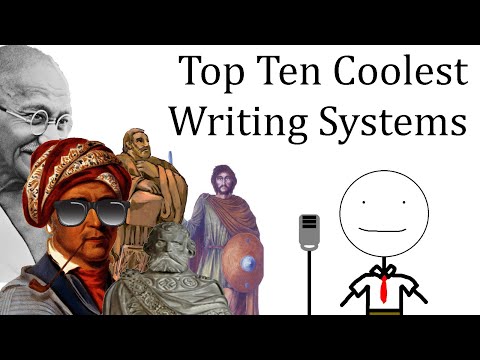 Top Ten Coolest Writing Systems