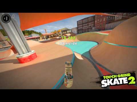 Touchgrind Skate 2: Factory Challenges - darkslide in the big red bowl and get at least 50000 points