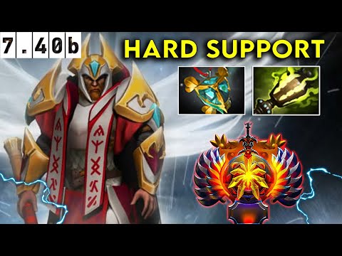 Omniknight Immortal Hard Support - Dota 2 Patch 7.40b Pro Pub Gameplay