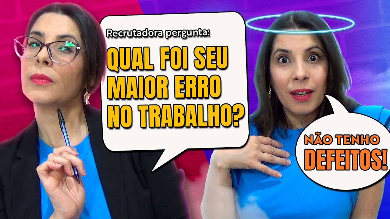 Qual foi o MAIOR ERRO QUE VOCÊ COMETEU? *dicas e exemplo para te ajudar na entrevista!