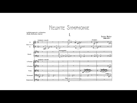 Mahler: Symphony No. 9 (with Score)