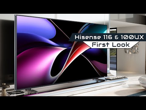 116-inch TV giant! You've never seen this before – Hisense 116UXQ & 100UXQ RGB Mini-LED!