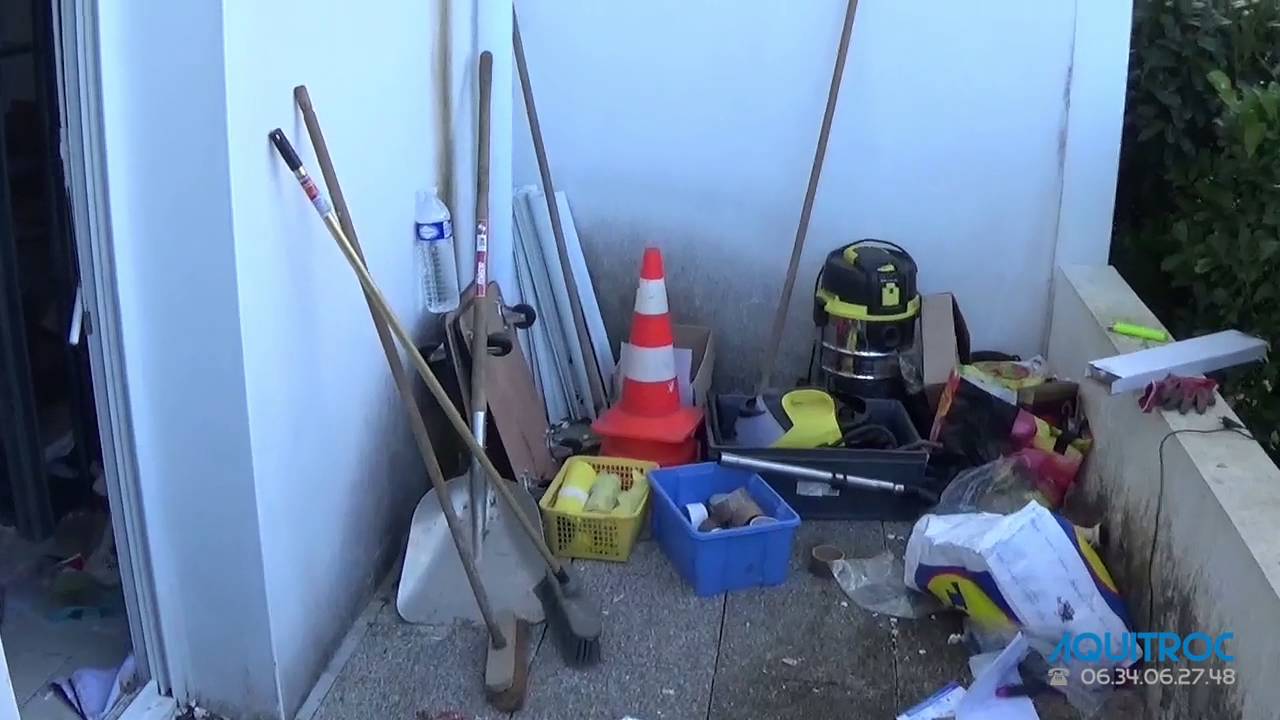 Vidéo débarras maison Aquitroc avant après