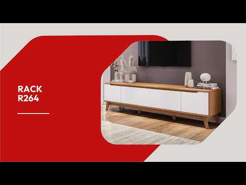 Rack Kappesberg 3 Portas Preto Fosco/Chumbo 218cm | FastStore PDP